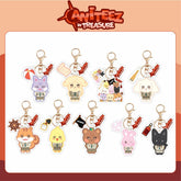 Kpop Aniteez Cartoon Acrylic Keychains